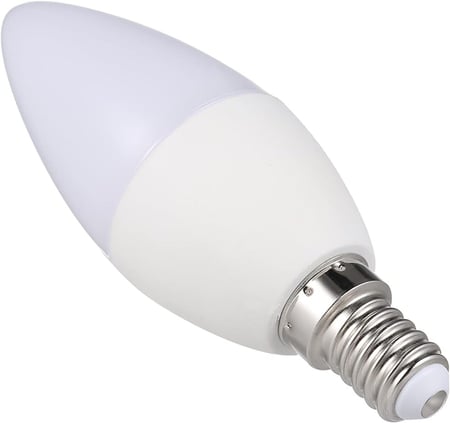 لمبة بلح مثلج E14 سنة صغيرة لون اصفر 7 واط