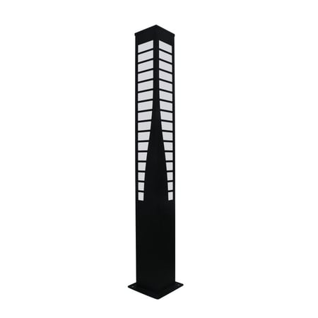 فانوس حديقة خارجي أسود تصميم عصري إضاءة لمبة T5-120 cm