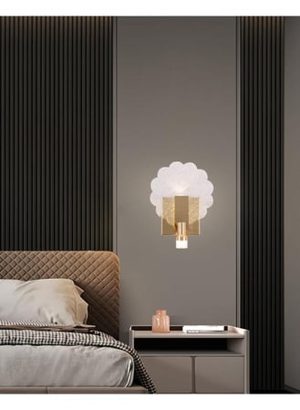 أبليك جداري إضاءة ليد | إضاءة جدارية من الأكريليك – مصباح حائط داخلي 5 واط بثلاثة أوضاع إضاءة – تصميم عصري أنيق لغرفة النوم والمعيشة والممرات 7702