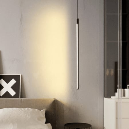 انارة علاقي مستقيم اسود لد مقاس 60 سم6930-B