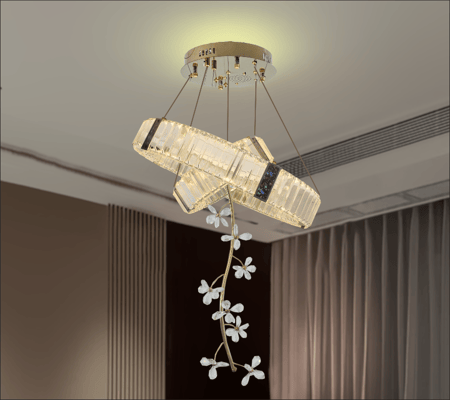 ثريا انارة علاقي كرستال ليد دورين بلوتوث7057-50-30-A