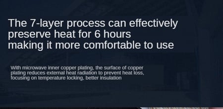 470ML Vacuum Coffee Cup With Handle Insulated Mug Office Leakproof Tea Cup With Lid Household Milk Thermos