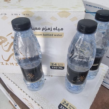 كرتون ماء زمزم  24حبة 330مل