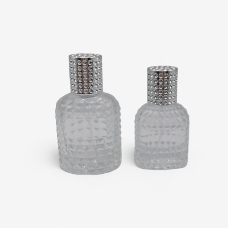 علب زجاجات عطور شفافة فارغة بعدة مقاسات - 12 قطعة