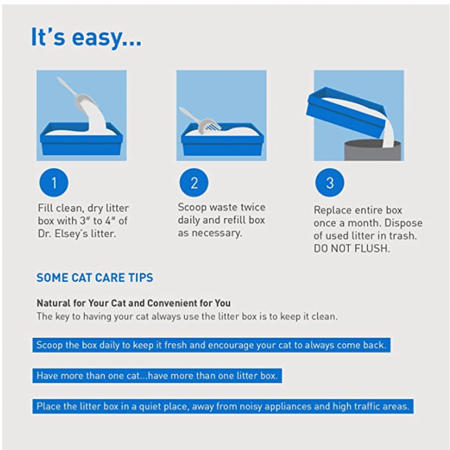 دكتور  إلسي رمل قطط عالي الجودة