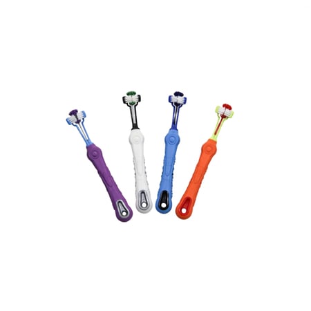 فرشاة أسنان للكلاب والقطط متعددة الزاويا -Cat and Dog Toothbrush Multi-angle Cleaning Tooth