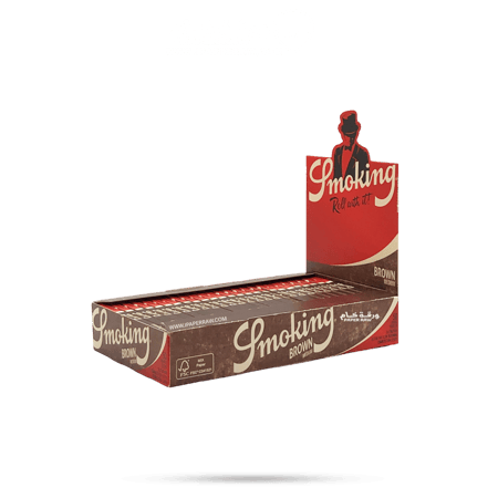 ورق سموكنج براون ميديم حجم ربع