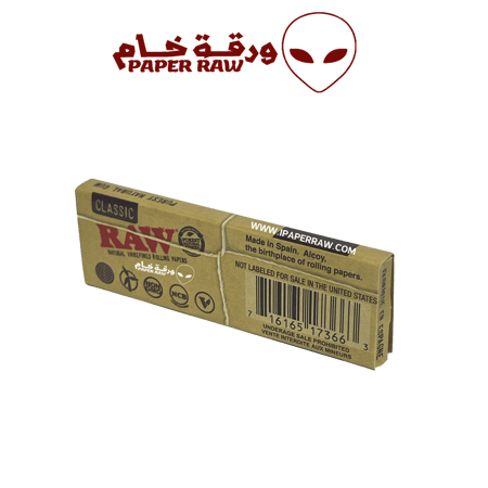 Raw Classic Natural Unrefined Rolling Paper