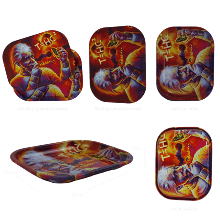 صحن اينشتاين مع غطاء