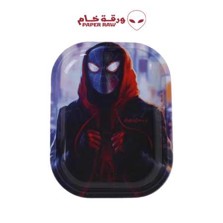 صحن سبايدر مان مع غطاء