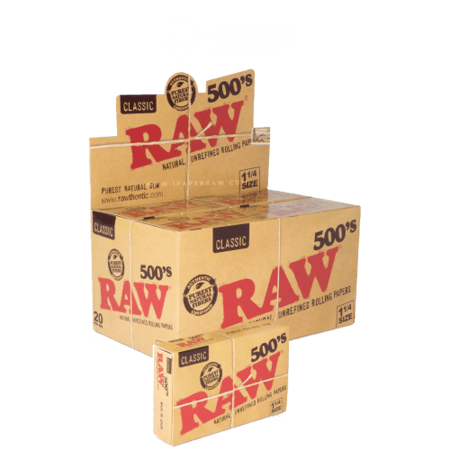 كرتون ورق راو كلاسيك 500 ورقة حجم 1/4 يحتوي الكرتون على 40 دفتر