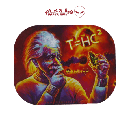 صحن اينشتاين مع غطاء