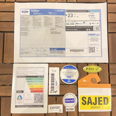 بكج استكرات تورس من 2013-2018