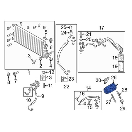 كمبروسر مكيف اكسبلور 19/16 MKS/MKT/MKZ /فليكس/تورس 19/13 4V⭐⭐⭐