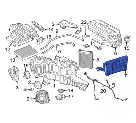 ثلاجة مكيف امامي F150/فورد 20/17⭐⭐⭐