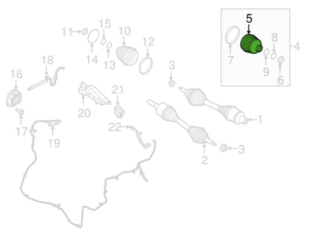 جلدة عكس امامي F150/كسبديشن 20/03