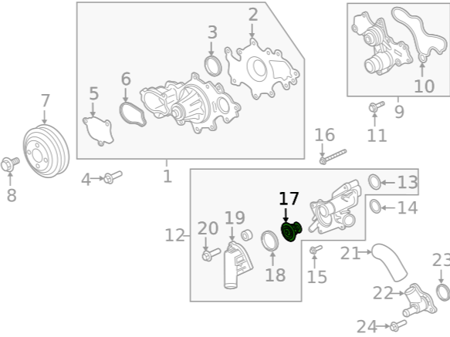 بلف حرارة F150/اكسبديشن 21/18 V6