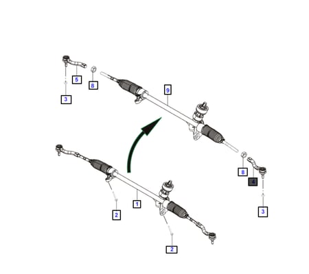 علبة دركسون تحتاني تيريتوري  24/23⭐⭐⭐