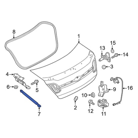 مساعد شنطة MKS/لينكون 12/09 تورس 19/10