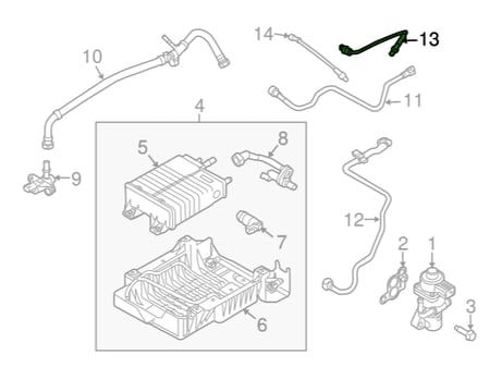 حساس شكمان فوقاني F150/اكسبديشن 17/11