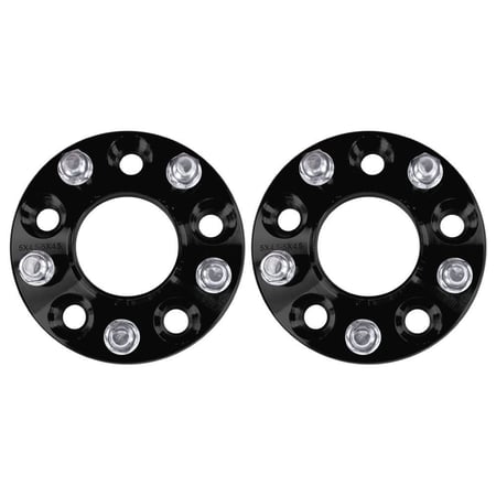 ACCELATEC Wheel Spacer Hub Centric 25mm Aluminum Black Pair Mustang 2015-2026