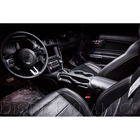 Diode Dynamics LED Interior Lighting Kit Cool White Mustang 2018-2023