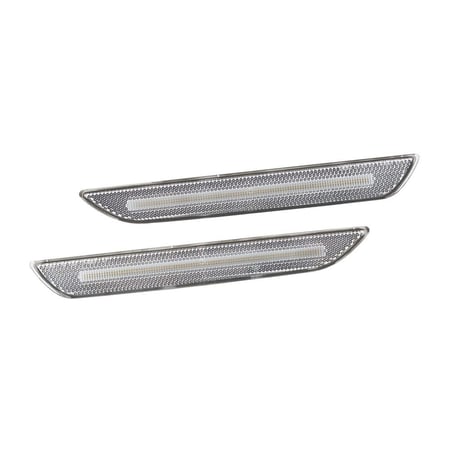 Diode Dynamics LED Side Marker Light Clear Rear Pair Mustang 2015-2023