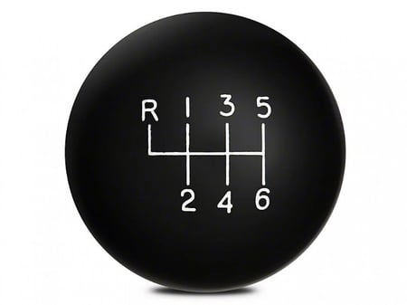 Ford Performance 6-Speed Shift Knob with Ford Racing Logo Mustang 2015-2026