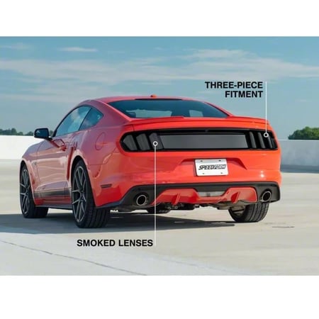 SpeedForm Tail Light Covers Smoked Mustang 2015-2017