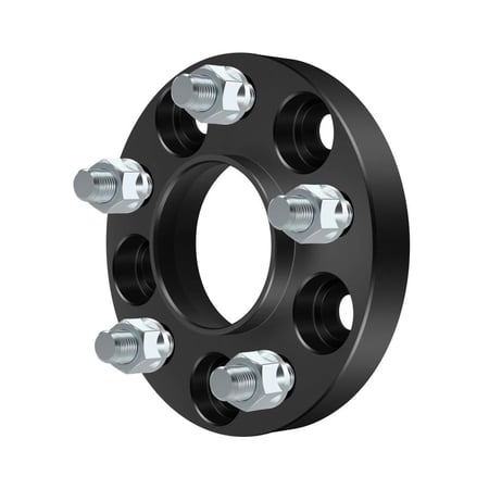 SR Performance 20mm Hubcentric Wheel Spacers Black Mustang 2015-2026