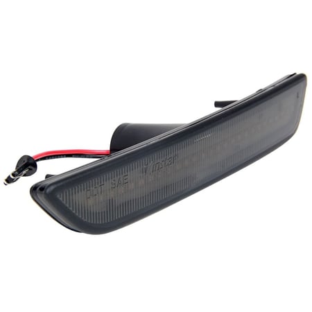 ACCELATEC Side Marker Lights LED Smoked Lens Front/Rear Set Mustang 2010-2014