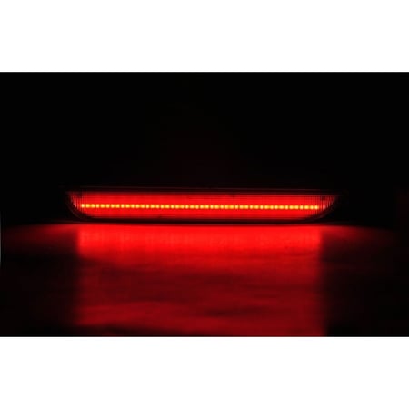 ACCELATEC Side Marker Light Red LED Rear Set Mustang 2015-2023