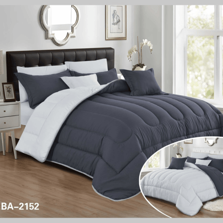 مفرش صيفي نفرين سادة 10 قطع