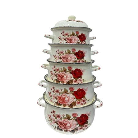 طقم طناجر أنيق ومتين – 5 قطع