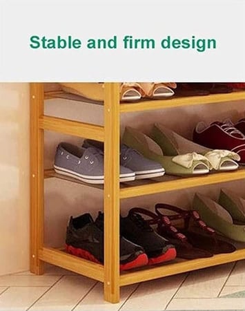 منظم أحذية مودرن خيرزان 5 ادوار