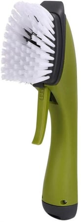 فرشاة تنظيف المطبخ والأواني المنزلية مع موزع صابون