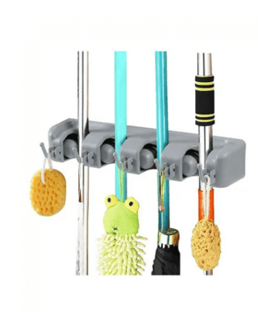 حامل للممسحة والمكنسة