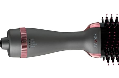 فرشاة تجفيف وتصفيف الشعر من مروي لون رمادي