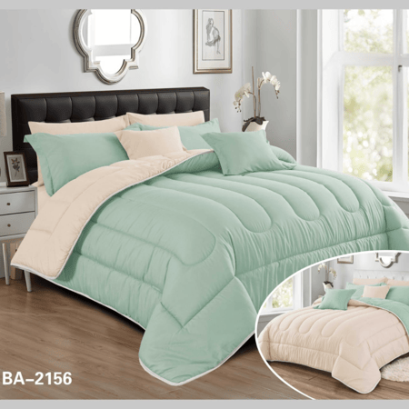 مفرش صيفي نفرين سادة 10 قطع