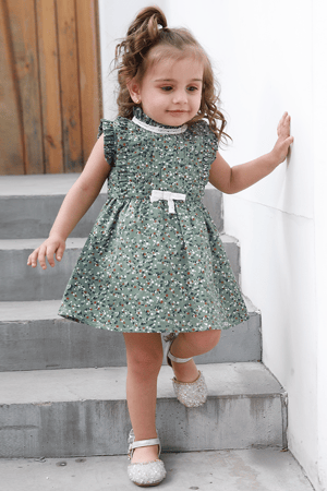 فستان بناتي كت منقط