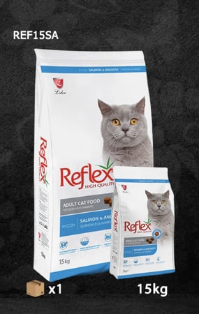 ريفلكس بالسلمون وسمك الانشوفة 15 kg