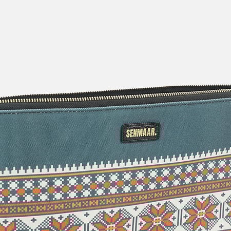 حقيبة لابتوب أزرق - نمط سودو