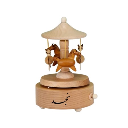 لعبة موسيقية خشبية - الأحصنه