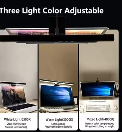 LED لمبة مكتب رصد ضوء بار جهاز كمبيوتر شخصي عكس الضوء ضوء الشاشة 33 سنتيمتر 50 سنتيمتر مكتب دراسة القراءة مصباح طاولة معلقة USB بالطاقة