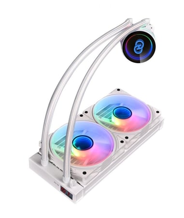 High End Everest 240MM white مبرد مائي من هاي اند 240mm ابيض