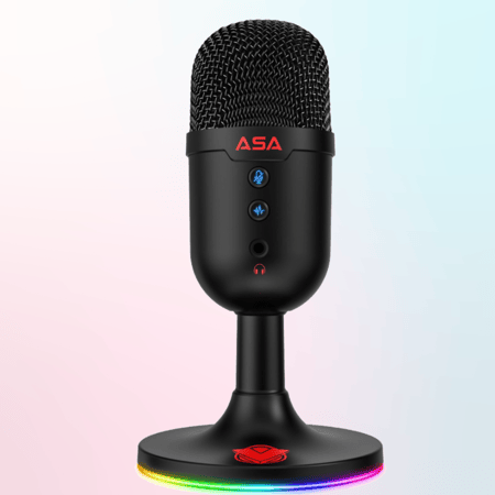 افضل ميكروفون احترافي ستريمر ASA متعدد الألوان - متجر بداية اللعبة
