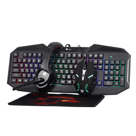 اجمل ماوس وكيبورد وسماعه وموس باد شوتر ASA - متجر بداية اللعبة