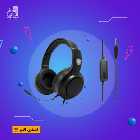اسعار سماعة asa سلكية Asa سوداء اللون - متجر بداية اللعبة