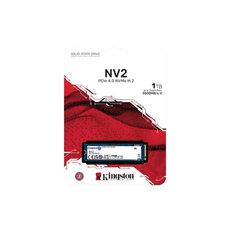 كينغستون NV2 SSD 1TB M.2 NVMe PCI Express 4.0
