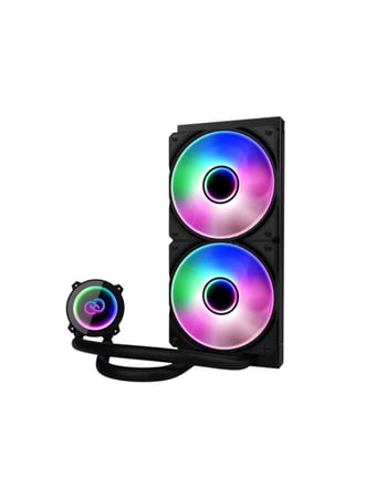 مبرد مائي EVEREST240 من النوع ARGB واللون اسود